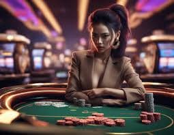 Antarmuka utama platform rollingspin menampilkan koleksi permainan slot, dealer langsung, dan pasar esports